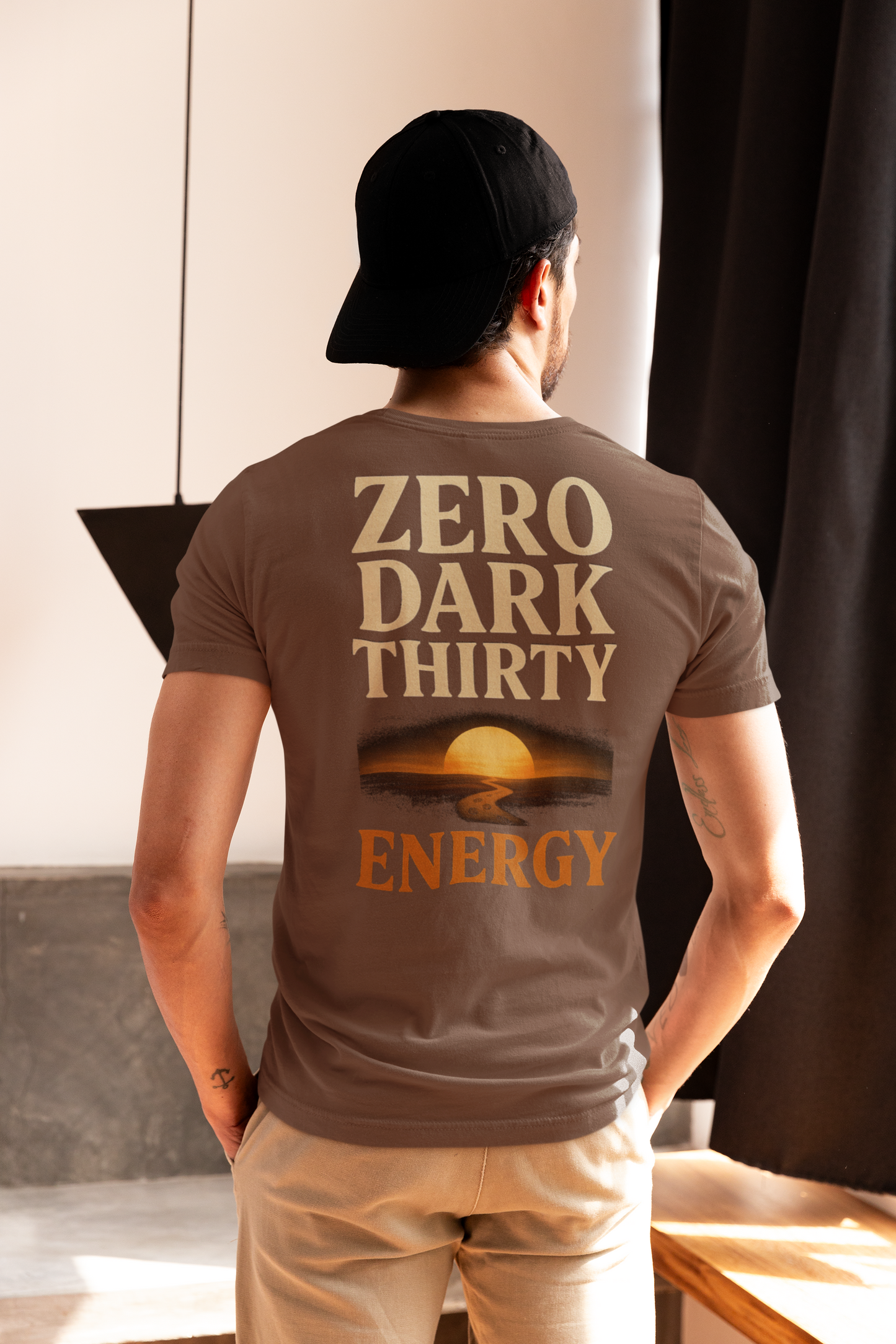 Zero Dark Thirty Graphic T-Shirt, Unisex Cotton Tee for Energy Lovers, Perfect for Casual Wear