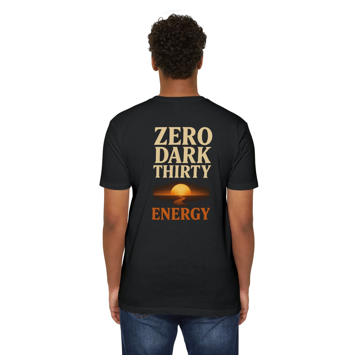 Zero Dark Thirty Graphic T-Shirt, Unisex Cotton Tee for Energy Lovers, Perfect for Casual Wear