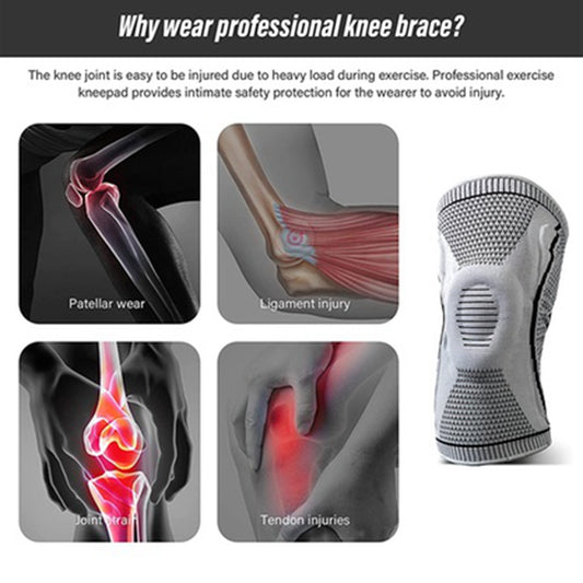 compression knee brace with patella gel pad