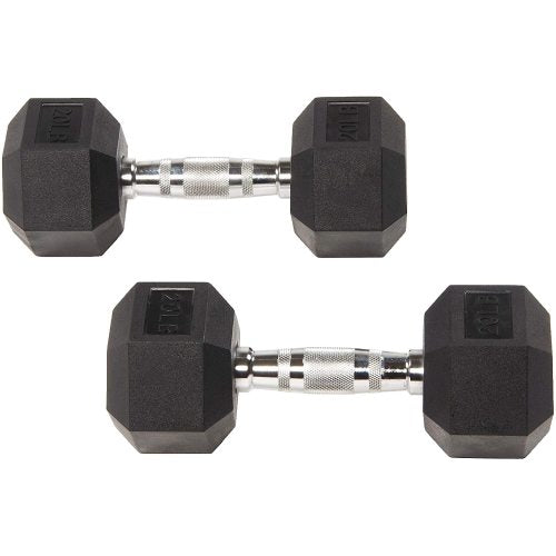 Balance From Rubber Encased Hex Dumbbells for versatile strength training and improved balance.