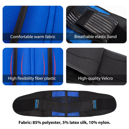 breathable lumbar support belt
