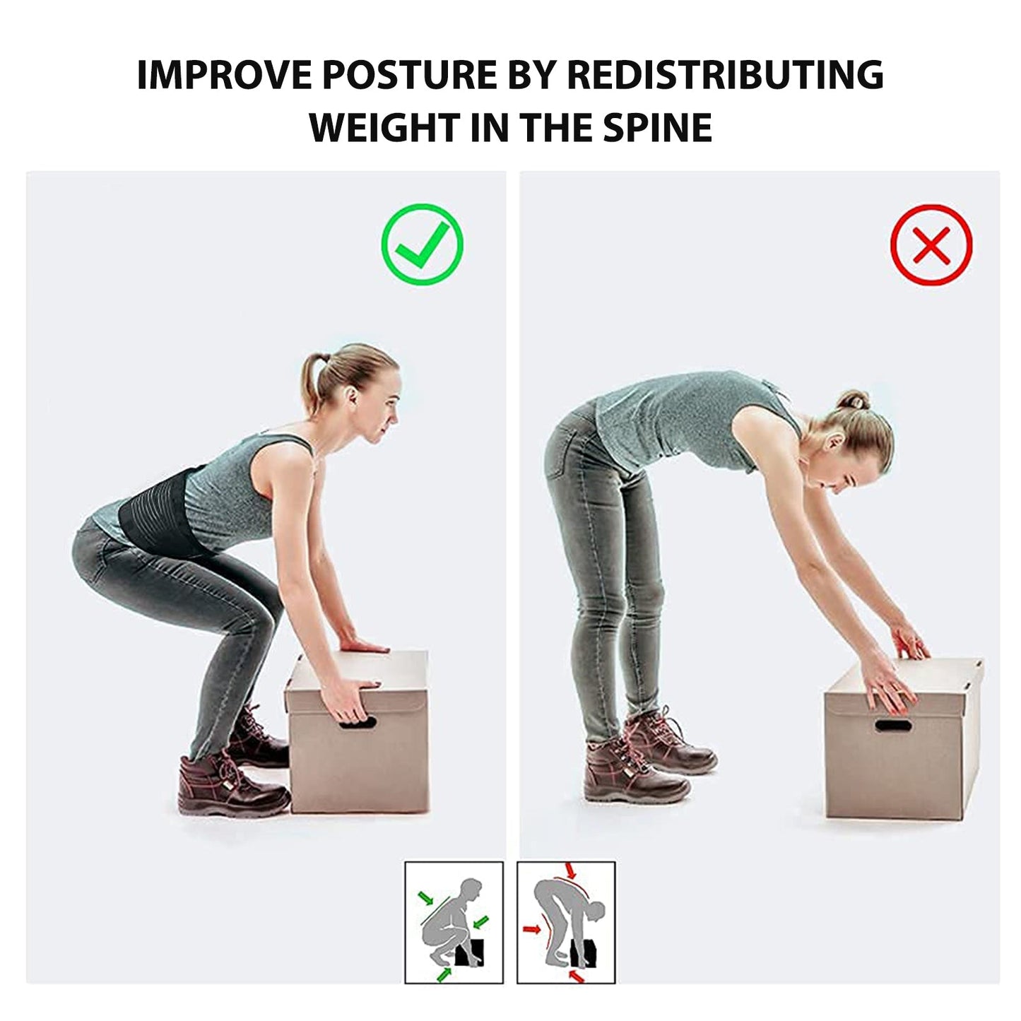 breathable lumbar support belt