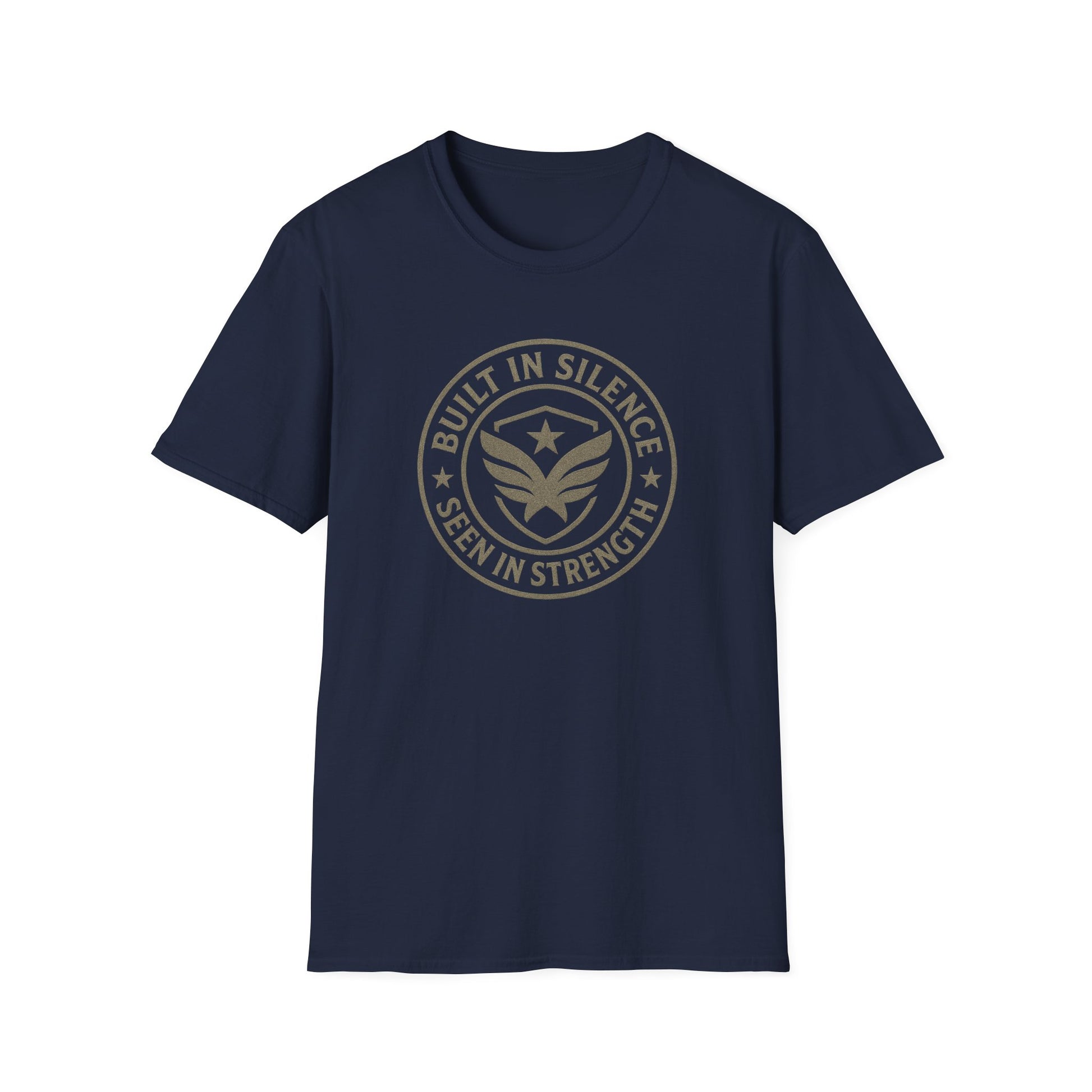Unisex Softstyle T-Shirt - Built in Silence, Seen in Strength