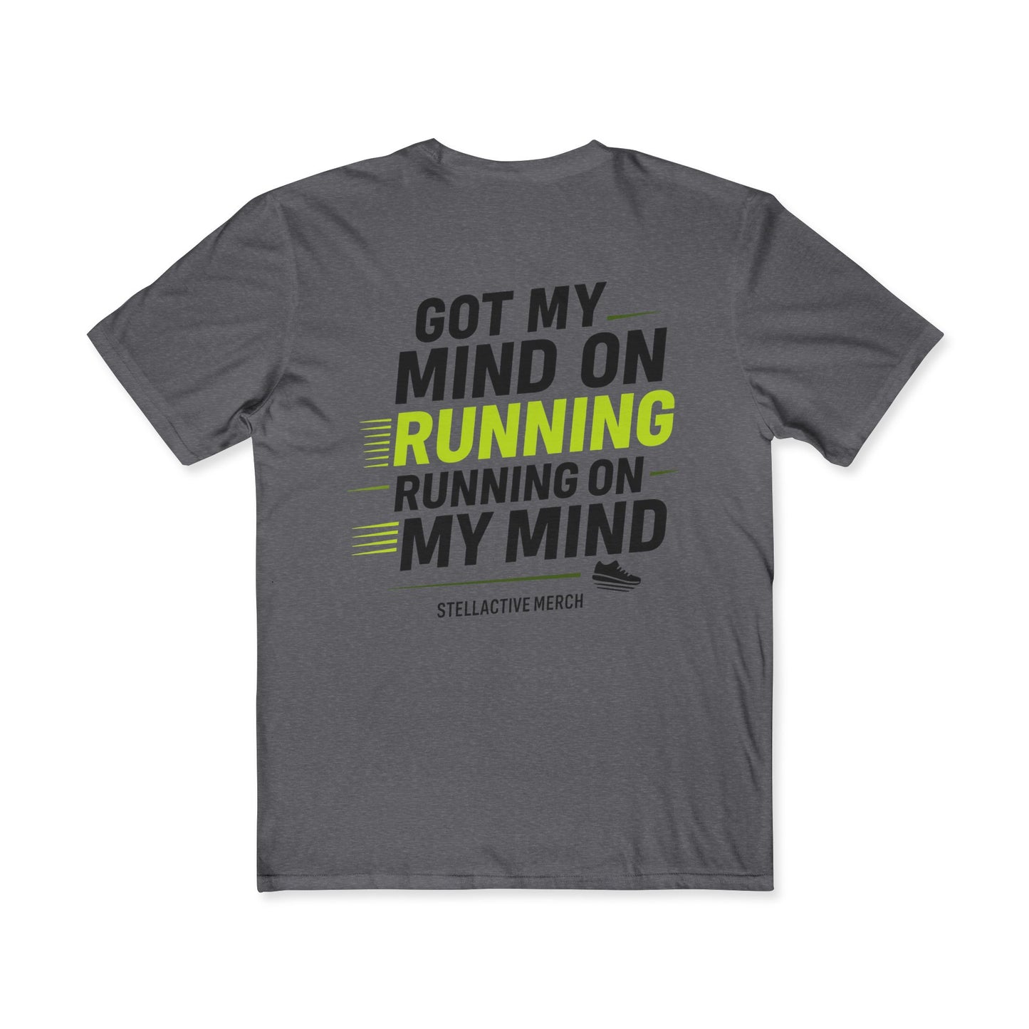 T-Shirt with Fun Running Message