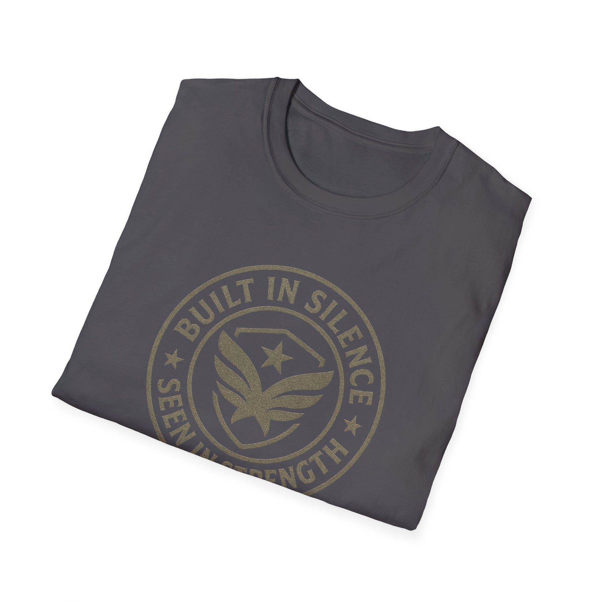 Unisex Softstyle T-Shirt - Built in Silence, Seen in Strength