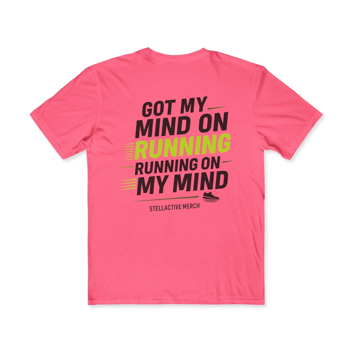 T-Shirt with Fun Running Message