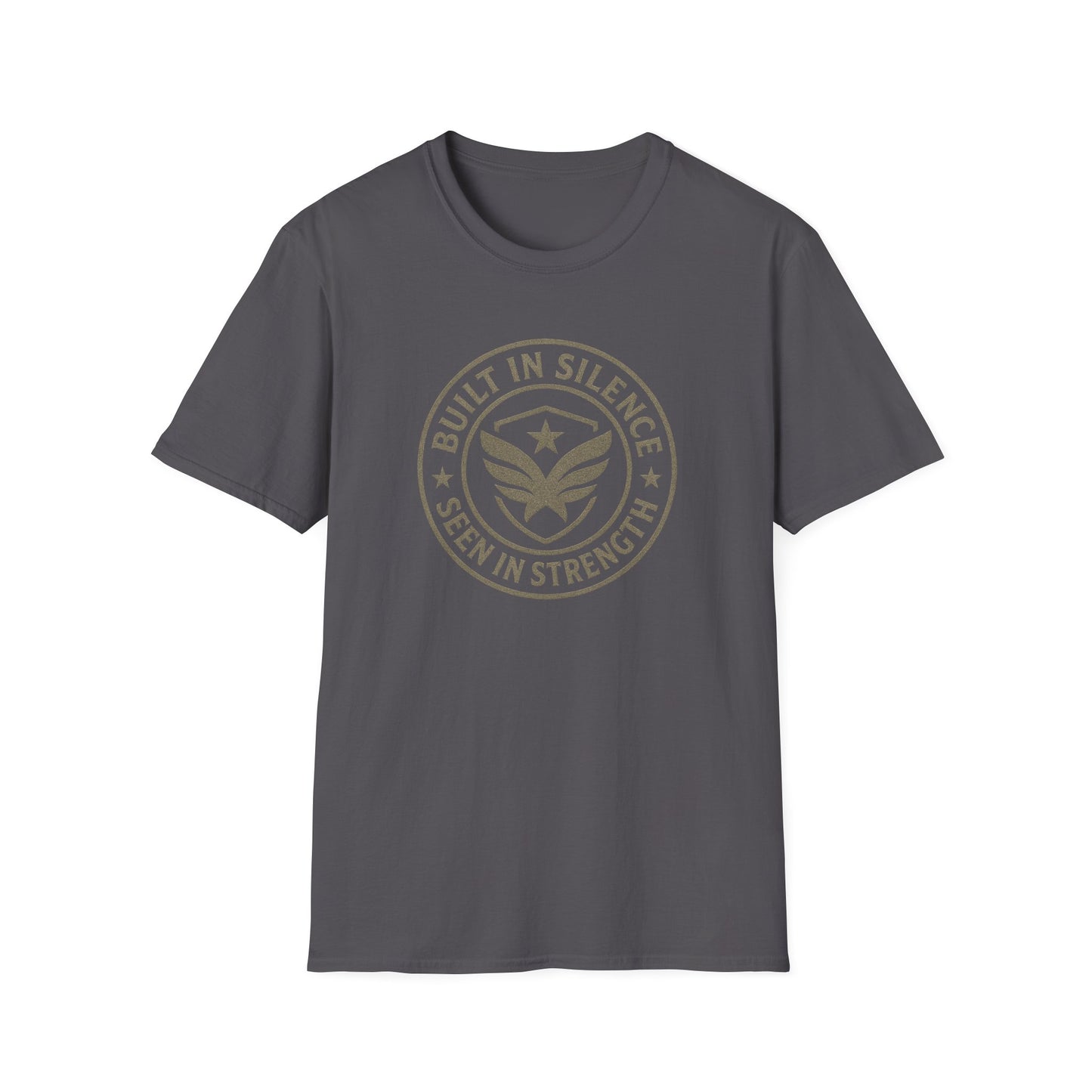 Unisex Softstyle T-Shirt - Built in Silence, Seen in Strength