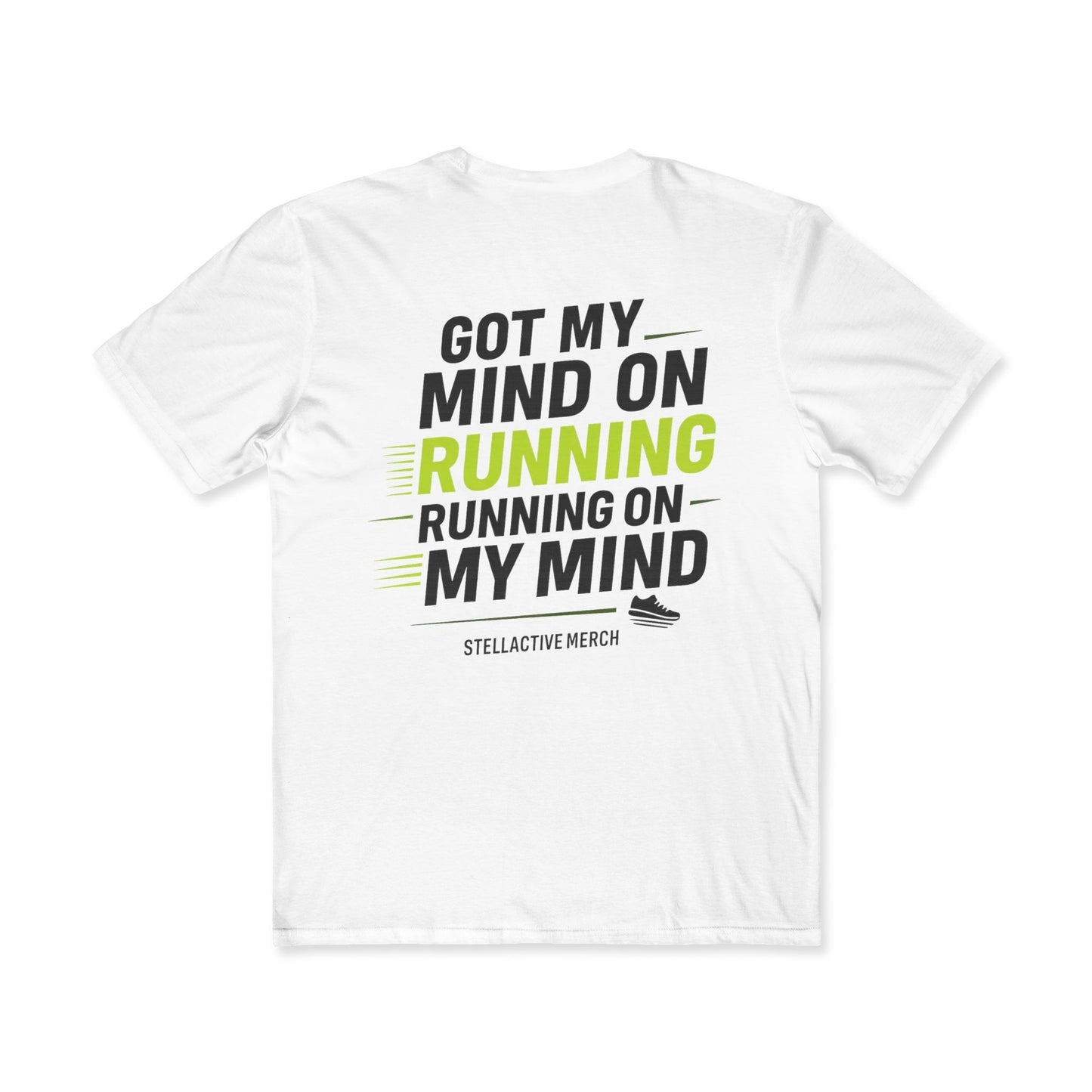 T-Shirt with Fun Running Message