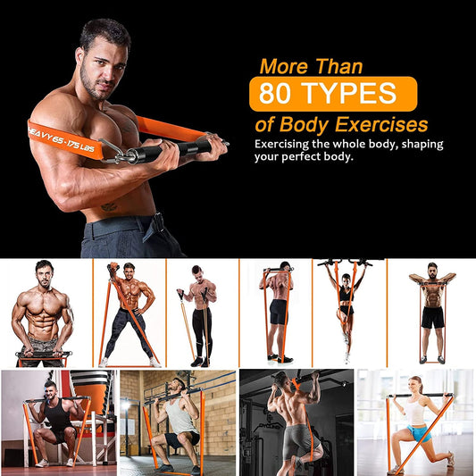  Resistance Band Bar Set 