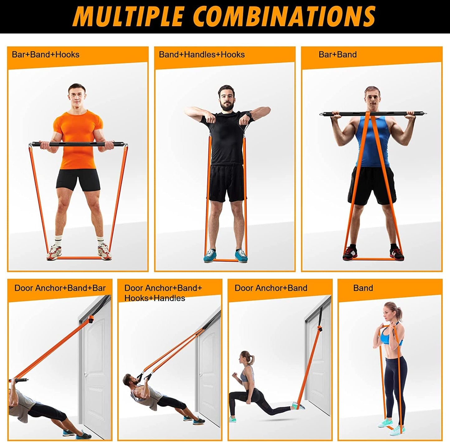 Resistance Band Bar Set 
