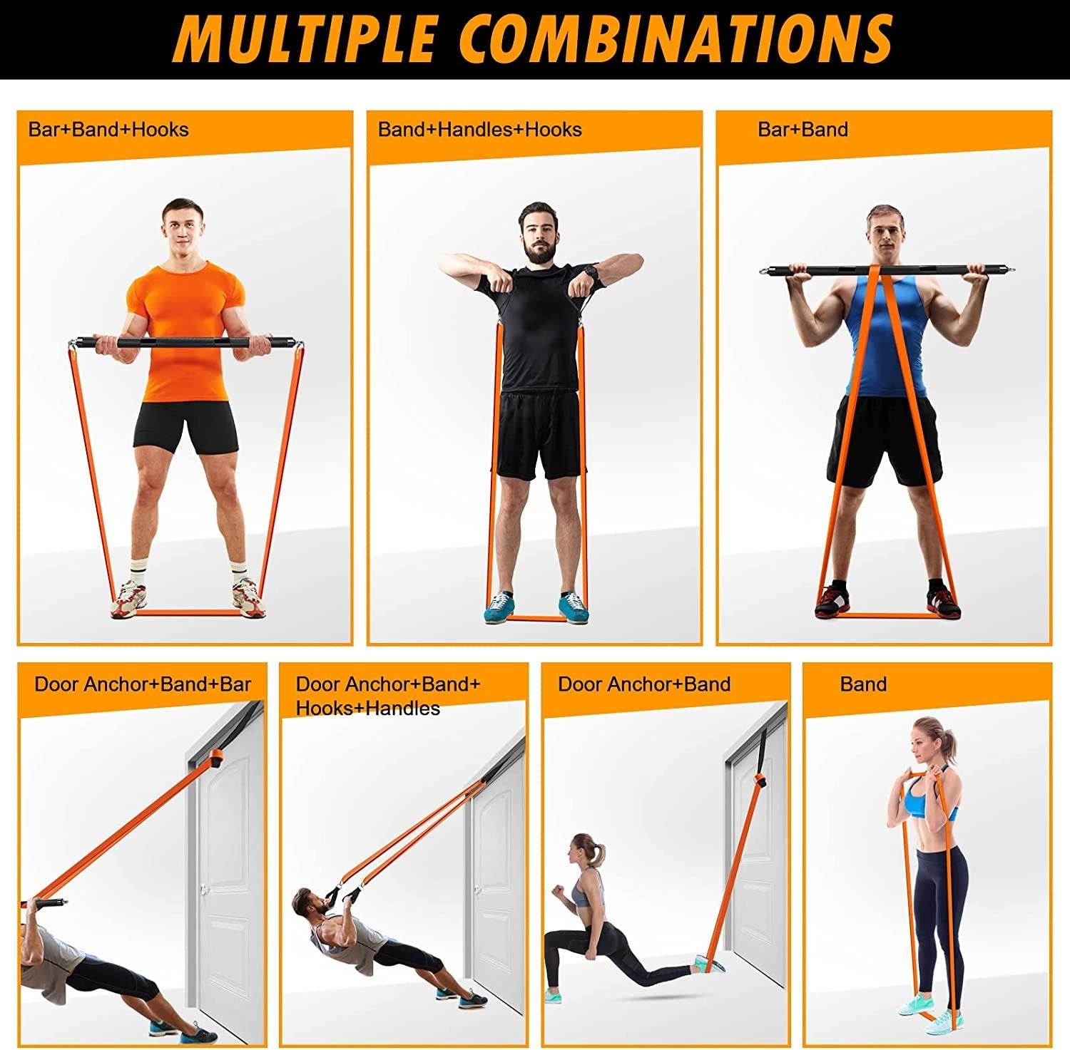 Resistance Band Bar Set 