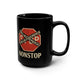 Stop Nonstop Mug - Black 15oz Coffee Cup