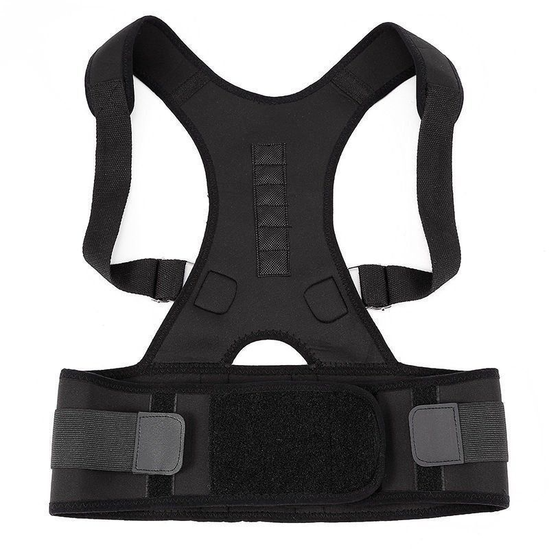 posture Corrector Support Magnetic Back Shoulder Brace Belt Band
