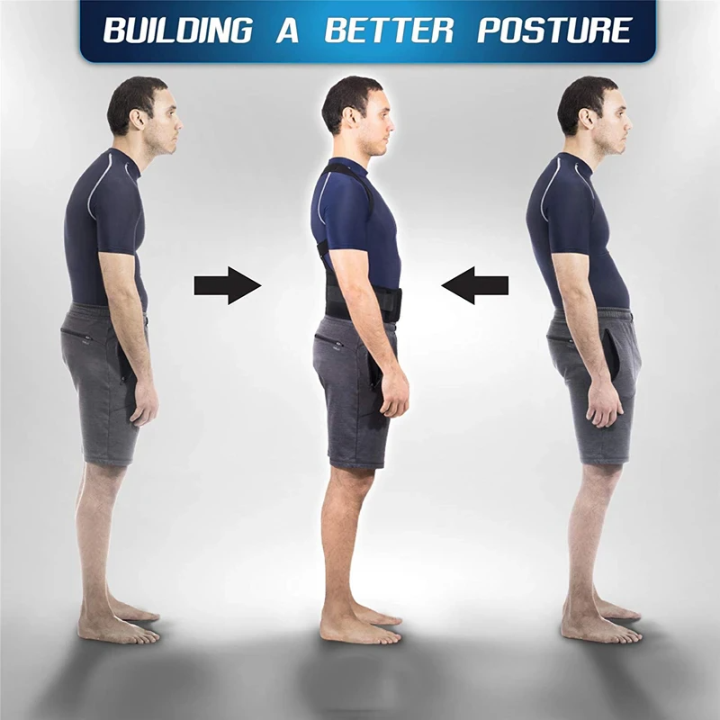 posture Corrector Support Magnetic Back Shoulder Brace Belt Band