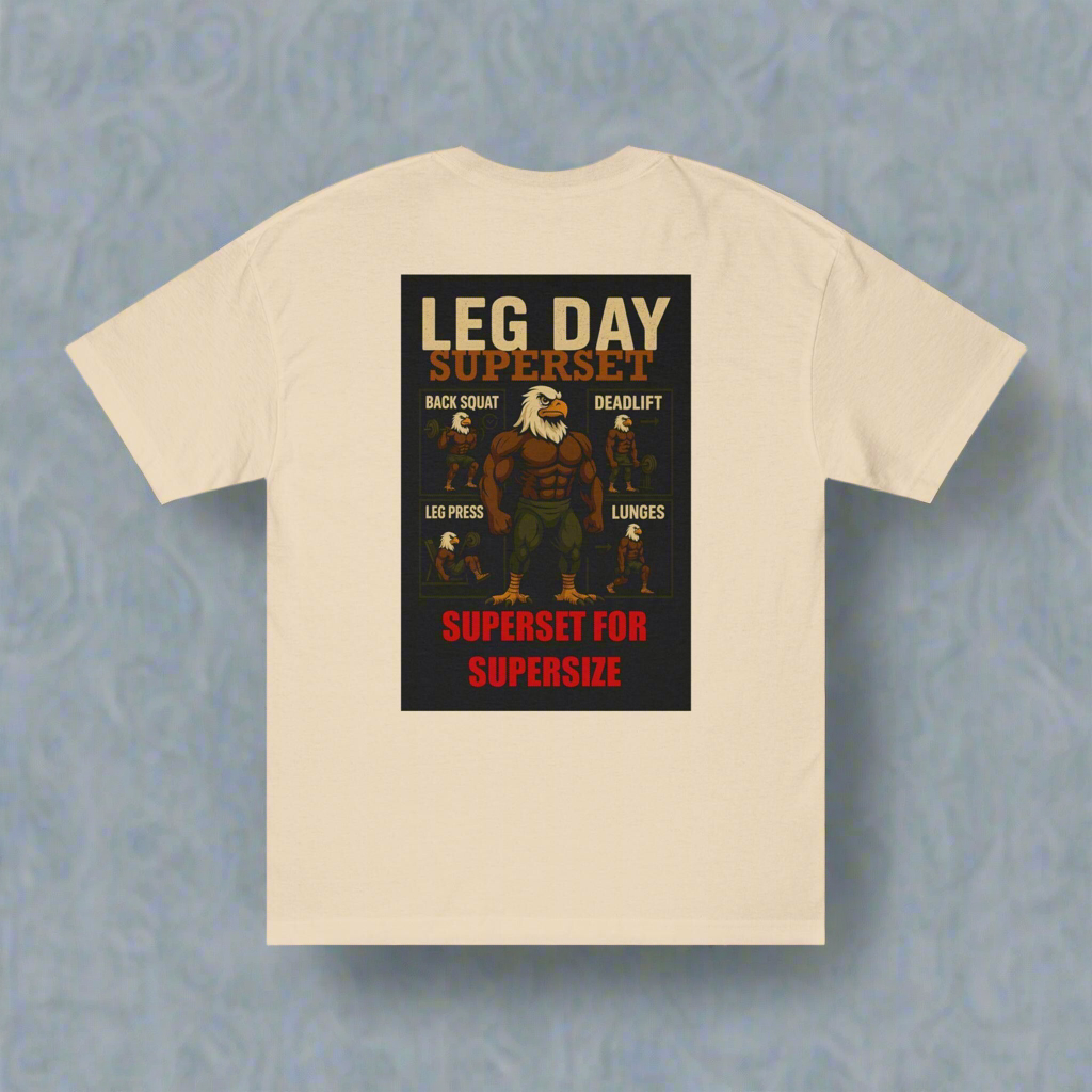 Leg Day Superhero Gym Shirt, Workout Top, Fitness Apparel, Funny T-Shirt