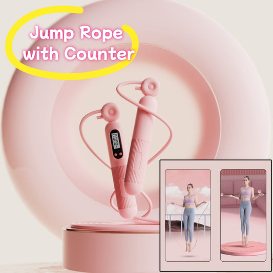 Adjustable Jump Rope with Counter