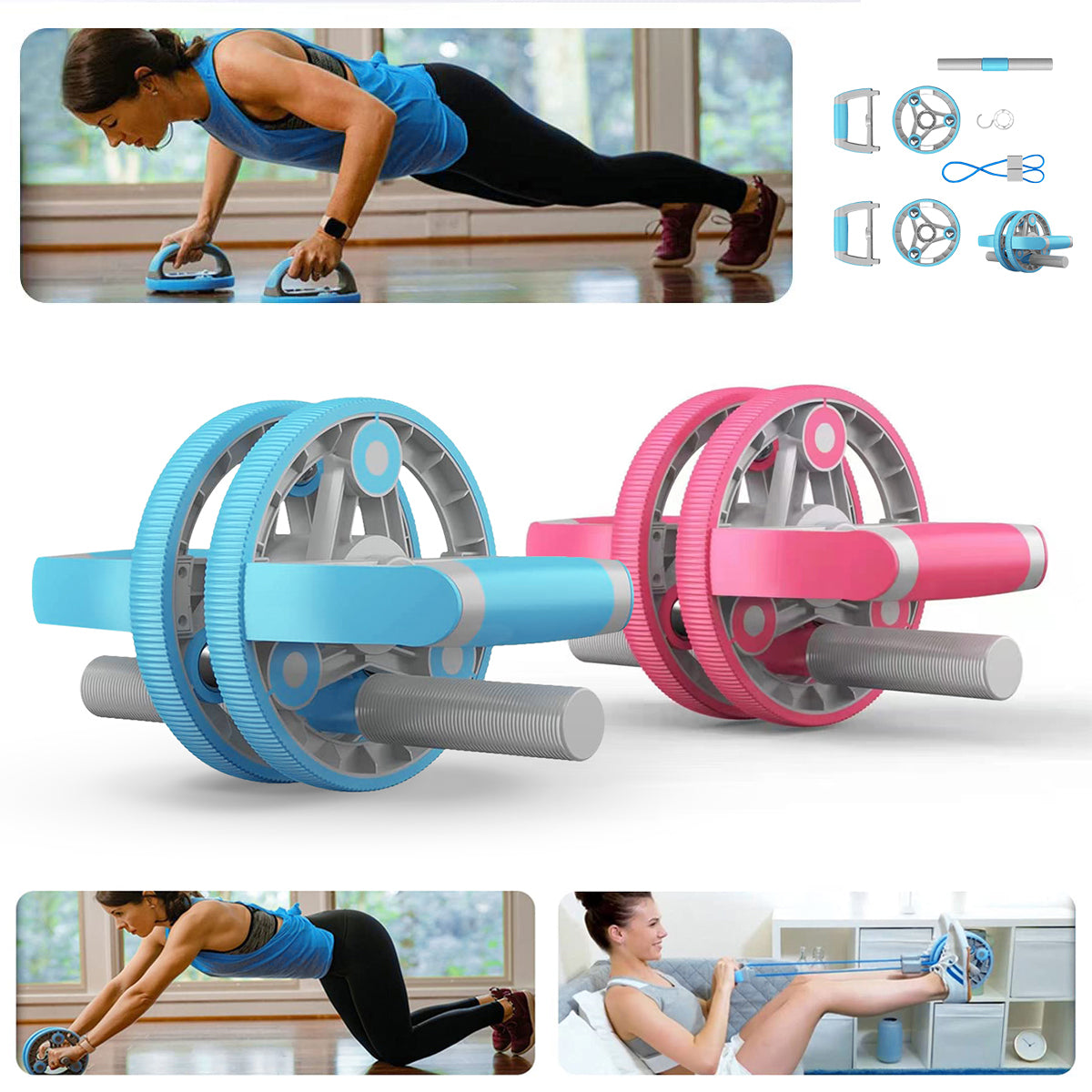 Multifunctional Abdominal Wheel Pull Strap 