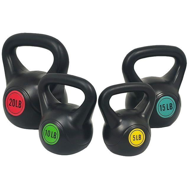 Wide Grip Kettlebell Exercise Fitness Weight Set
